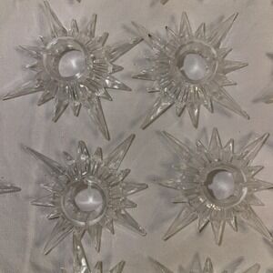 56 Vintage Starburst Christmas Light Reflector Amplify Rings - Over Light Bulbs